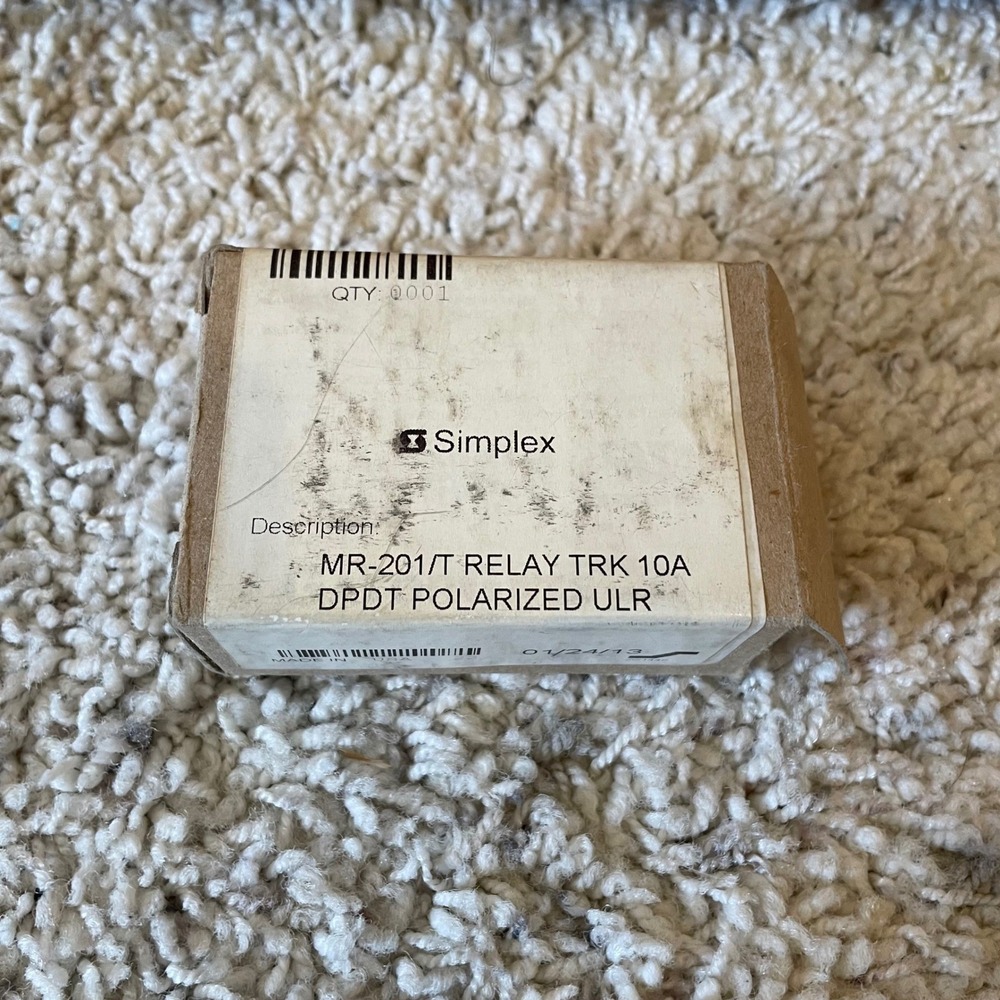 Simplex 2088-9009 Multi-Voltage Control Relay SSU-MR-201/T Open Box